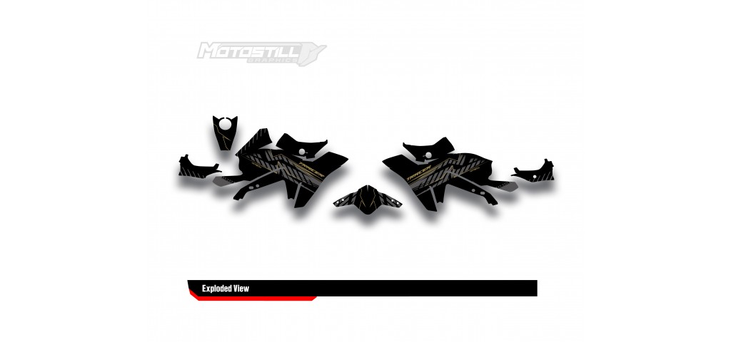 Yamaha Tracer 9 / GT / GT+ - 2021 - 2024  Graphic Set - Decal  Kit 
