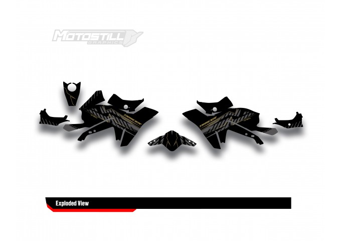 Yamaha Tracer 9 / GT / GT+ - 2021 - 2024  Graphic Set - Decal  Kit 