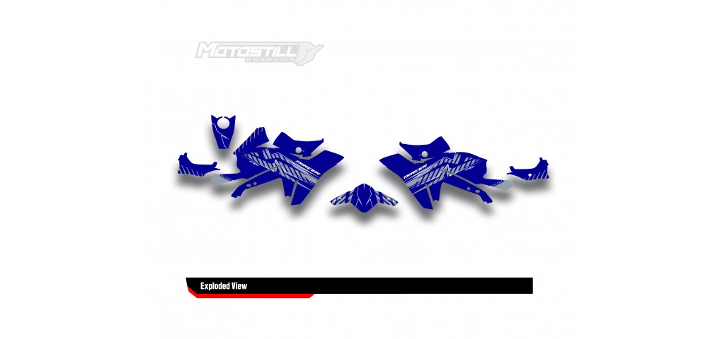 Yamaha Tracer 9 / GT / GT+ - 2021 - 2024  Graphic Set - Decal  Kit 