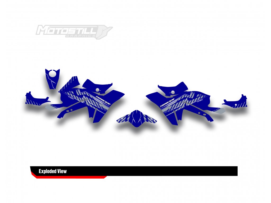 Yamaha Tracer 9 / GT / GT+ - 2021 - 2024  Graphic Set - Decal  Kit 