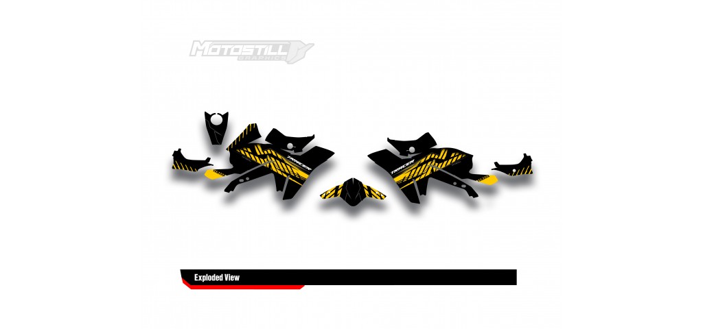 Yamaha Tracer 9 / GT / GT+ - 2021 - 2024  Graphic Set - Decal  Kit 
