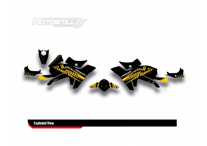 Yamaha Tracer 9 / GT / GT+ - 2021 - 2024  Graphic Set - Decal  Kit 