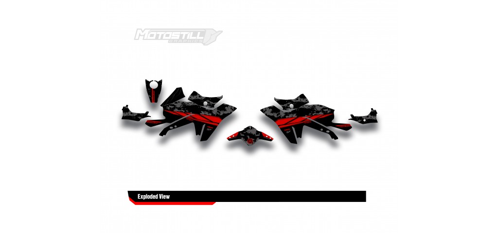 Yamaha Tracer 9 / GT / GT+ - 2021 - 2024  Graphic Set - Decal  Kit 