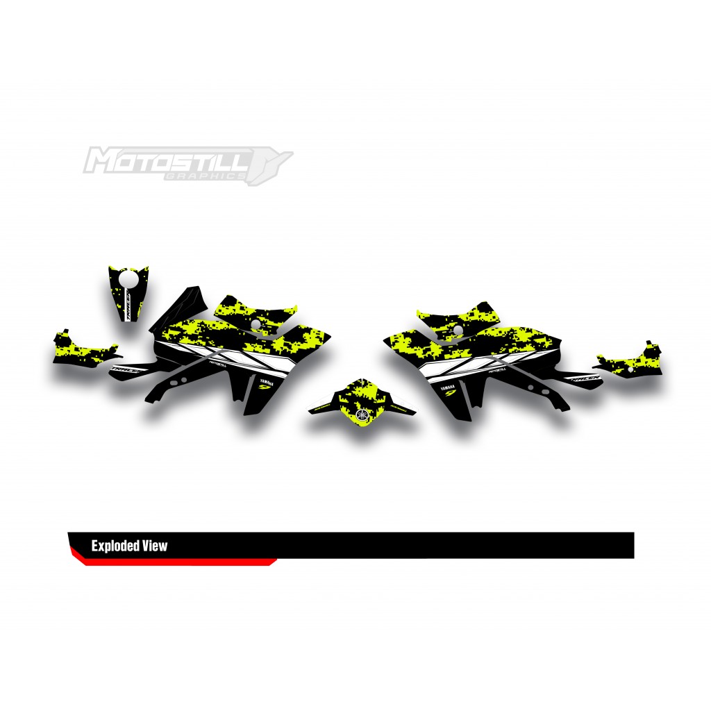 Yamaha Tracer 9 / GT / GT+ - 2021 - 2024  Graphic Set - Decal  Kit 