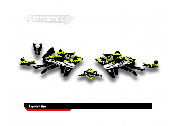 Yamaha Tracer 9 / GT / GT+ - 2021 - 2024  Graphic Set - Decal  Kit 