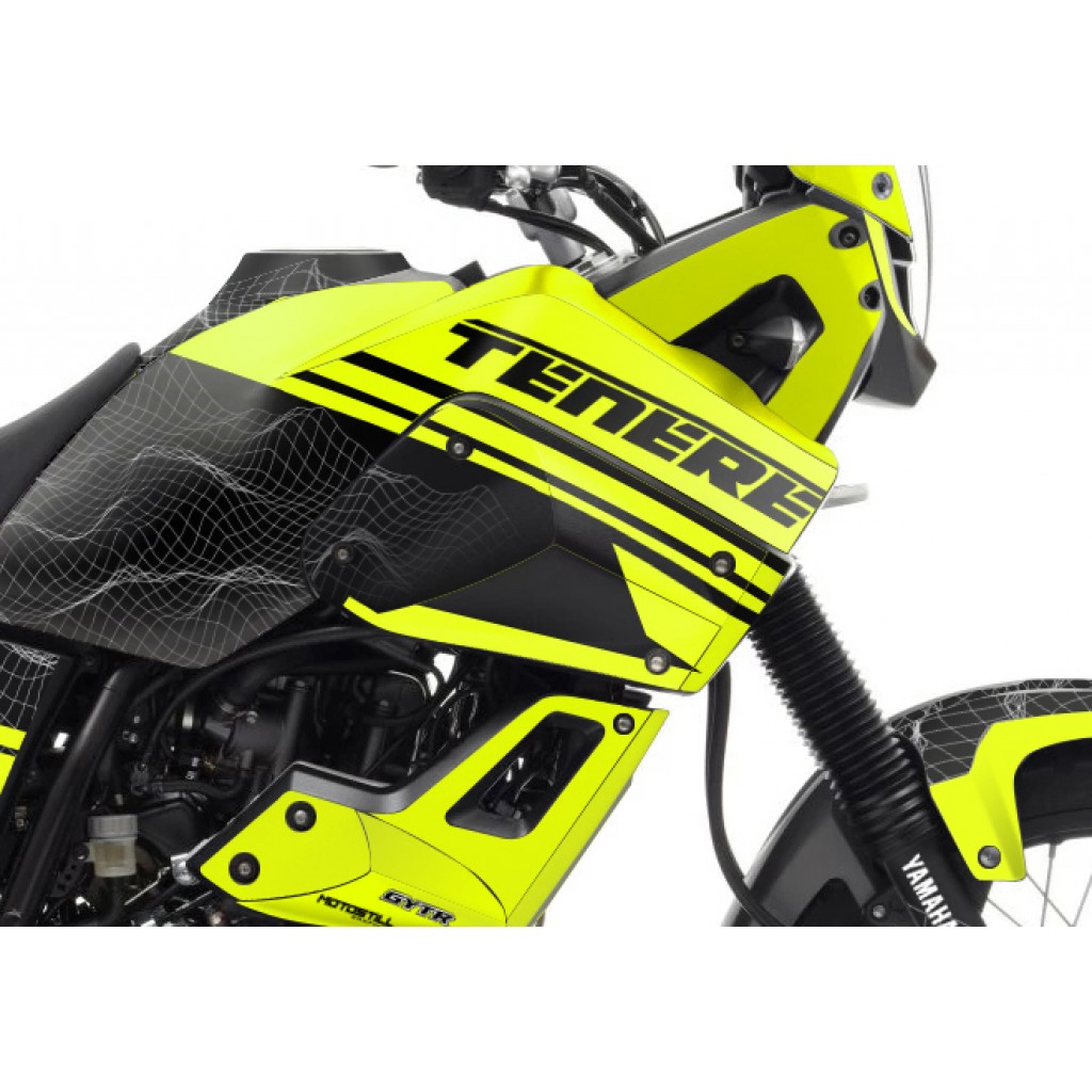Yamaha Tenere 660 XT Graphic Set - Decal  Kit  Yamaha Tenere 660 XT Graphic Set - Decal  Kit