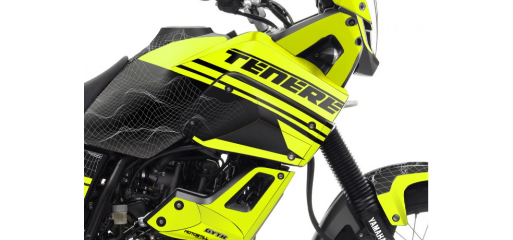 Yamaha Tenere 660 XT Graphic Set - Decal  Kit  Yamaha Tenere 660 XT Graphic Set - Decal  Kit