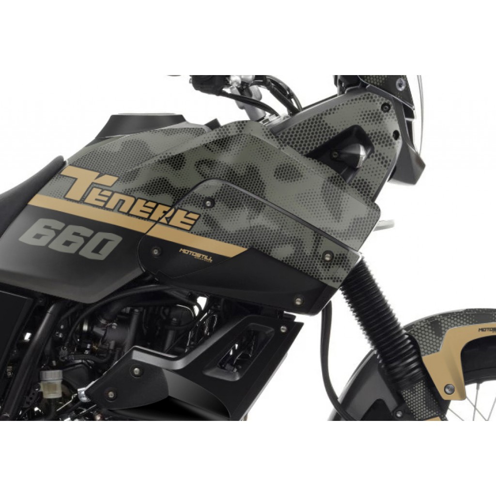 Yamaha Tenere 660 XT Graphic Set - Decal  Kit  Yamaha Tenere 660 XT Graphic Set - Decal  Kit
