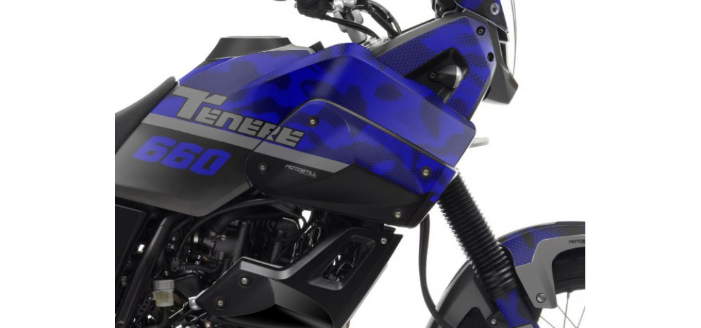 Yamaha Tenere 660 XT Graphic Set - Decal  Kit  Yamaha Tenere 660 XT Graphic Set - Decal  Kit