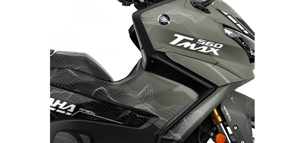 YAMAHA TMAX 560 GRAPHIC SET - DECAL KIT