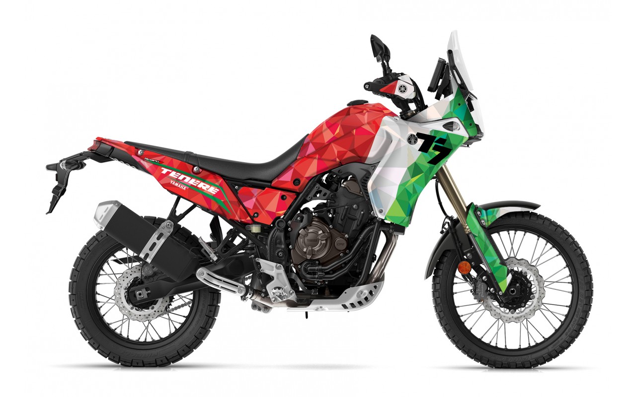 Yamaha T7 Tenere 700 Full Graphic Sticker Decal Wrap Kit Fits 