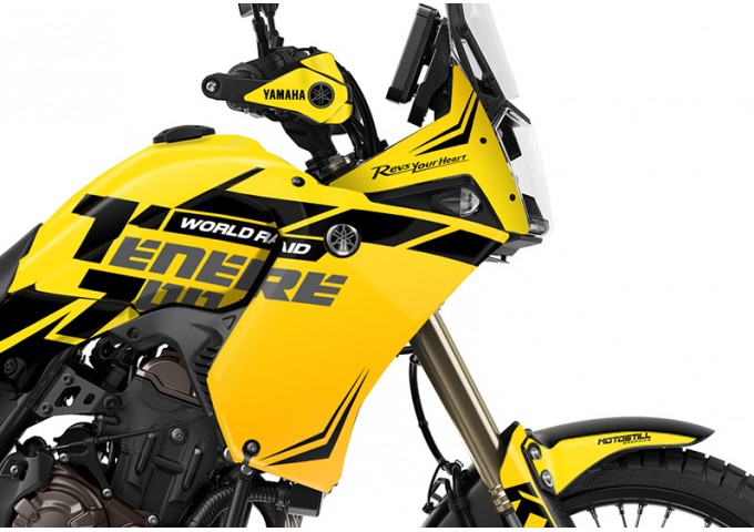 Yamaha Tenere 700 / World Raıd - 2019 - 2025  Graphic Set - Decal  Kit 