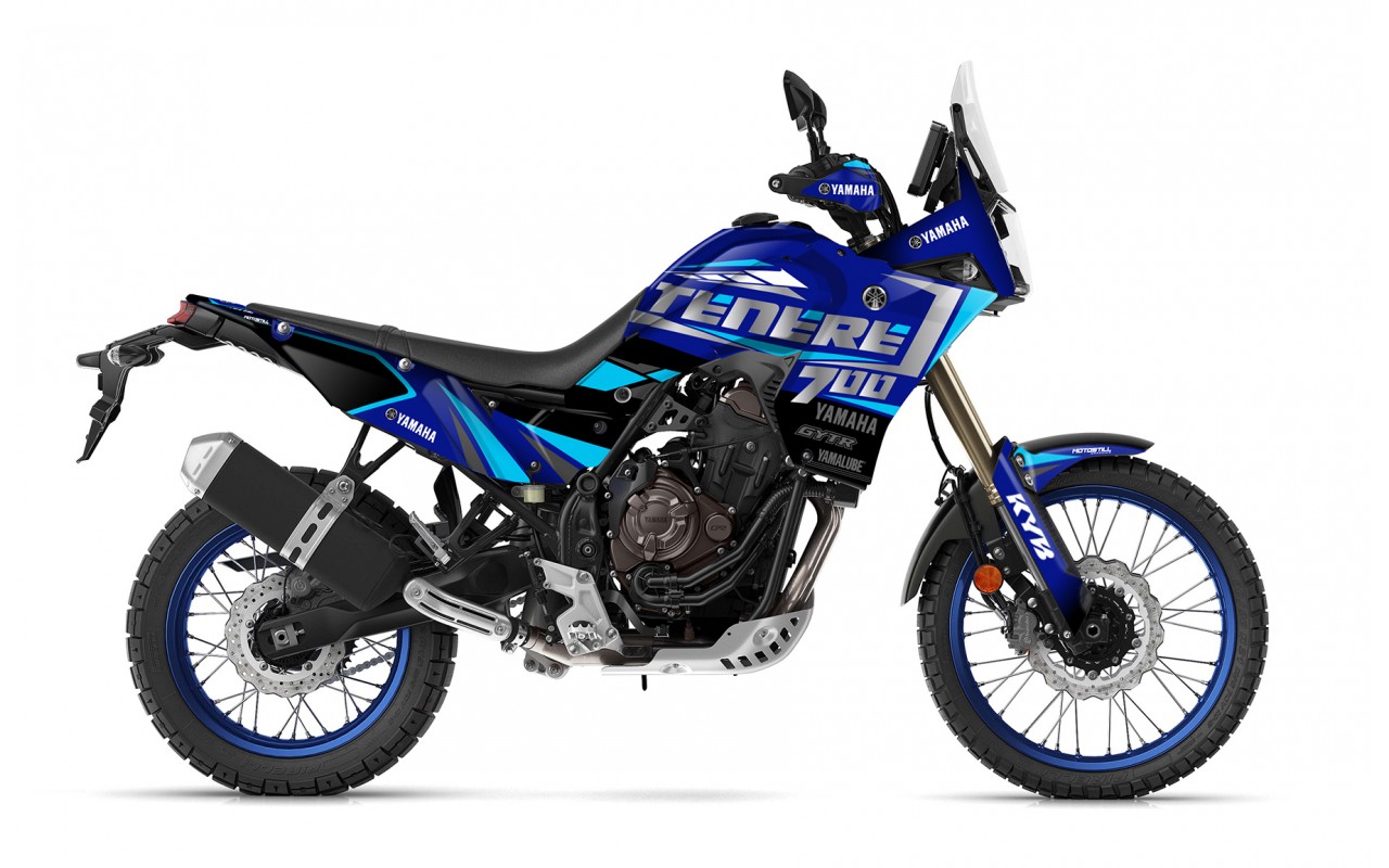 Yamaha T7 Tenere 700 Full Graphic Sticker Decal Wrap Kit Fits 