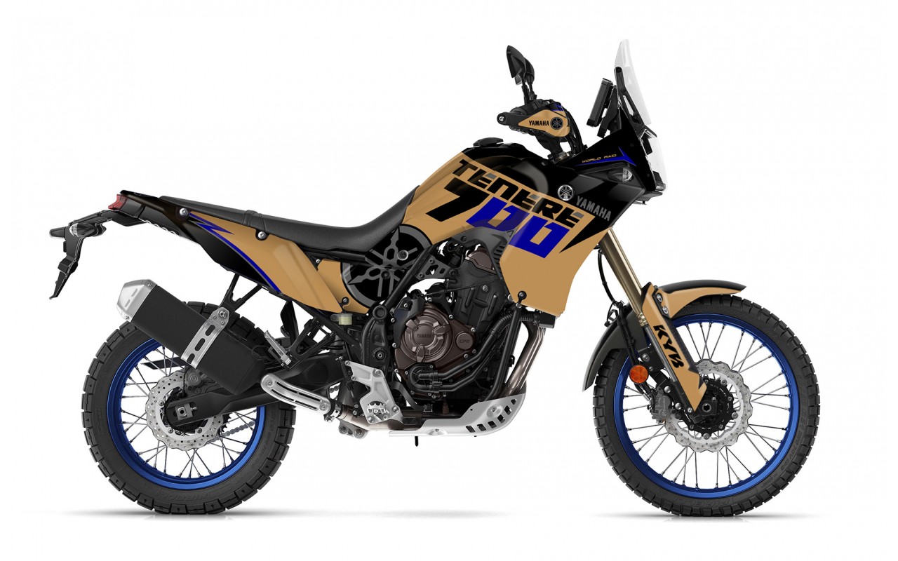 Yamaha T7 Tenere 700 Full Graphic Sticker Decal Wrap Kit Fits