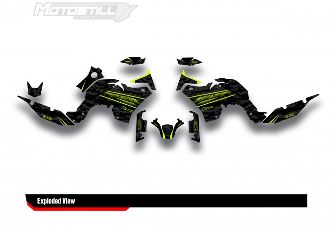 Yamaha Tenere 700 / World Raıd - 2019 - 2025  Graphic Set - Decal  Kit 