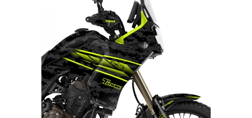 Yamaha Tenere 700 / World Raıd - 2019 - 2025  Graphic Set - Decal  Kit 