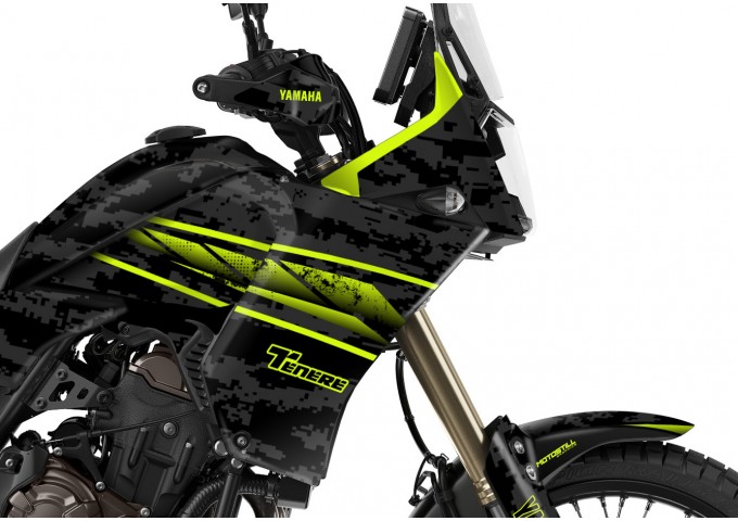 Yamaha Tenere 700 / World Raıd - 2019 - 2025  Graphic Set - Decal  Kit 