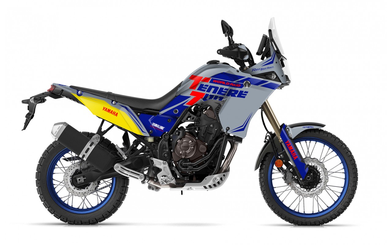 Yamaha T7 Tenere 700 Full Graphic Sticker Decal Wrap Kit Fits 