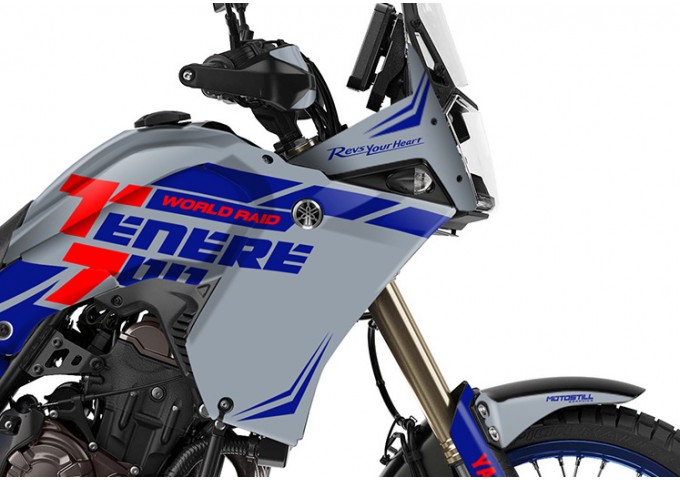 Yamaha Tenere 700 / World Raıd - 2019 - 2025  Graphic Set - Decal  Kit 