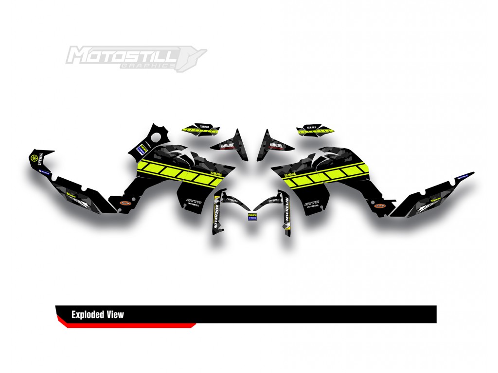 Yamaha T7 Tenere 700 Full Graphic Sticker Decal Wrap Kit Fits 2019-2022 