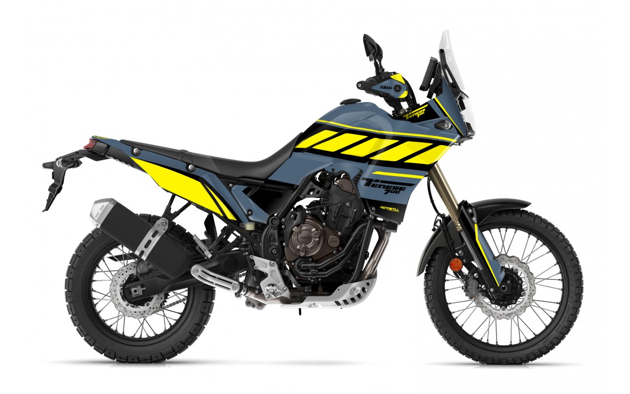 Yamaha T7 Tenere 700 Full Graphic Sticker Decal Wrap Kit Fits 
