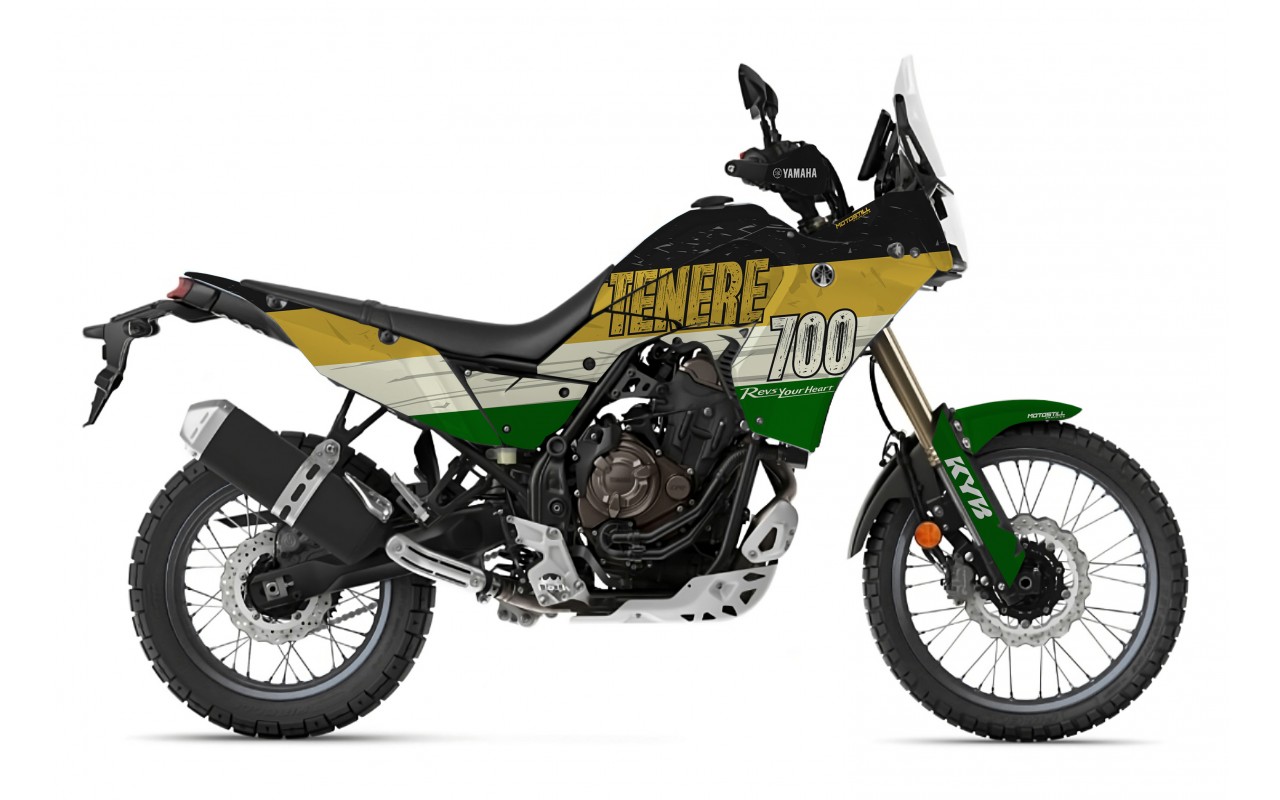 Yamaha T7 Tenere 700 Full Graphic Sticker Decal Wrap Kit Fits 