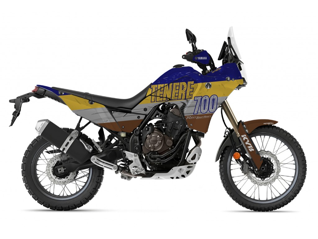 Yamaha T7 Tenere 700 Full Graphic Sticker Decal Wrap Kit Fits 