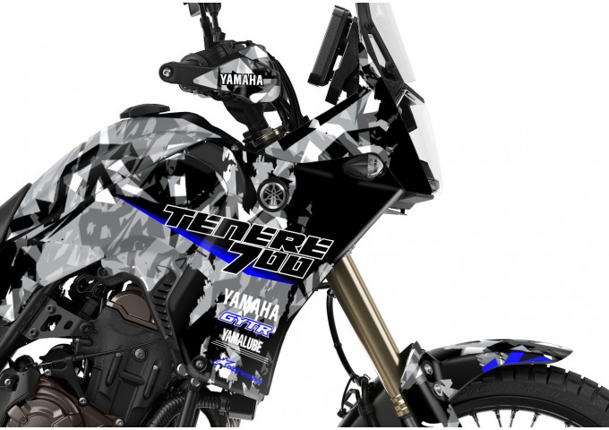 Yamaha Tenere 700 / World Raıd - 2019 - 2025  Graphic Set - Decal  Kit 