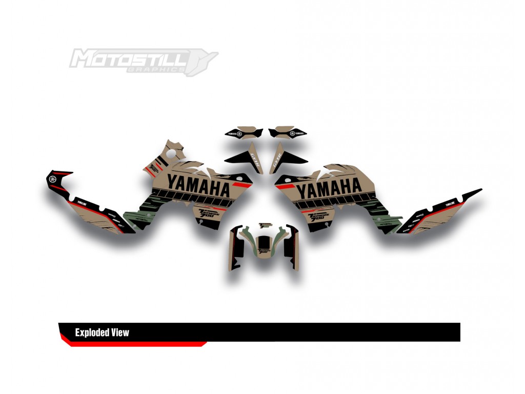 Yamaha Tenere 700 / World Raıd - 2019 - 2025  Graphic Set - Decal  Kit 