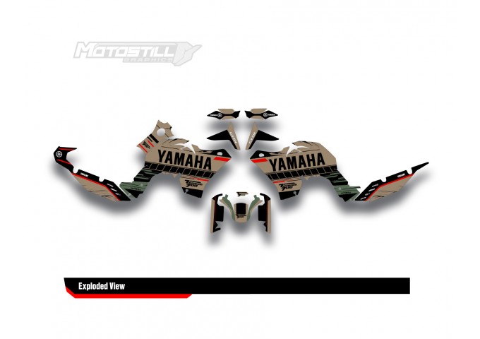 Yamaha T7 Tenere 700 Full Graphic Sticker Decal Wrap Kit Fits 