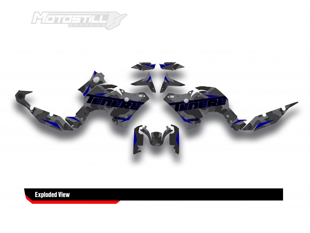 Yamaha Tenere 700 / World Raıd - 2019 - 2025  Graphic Set - Decal  Kit 