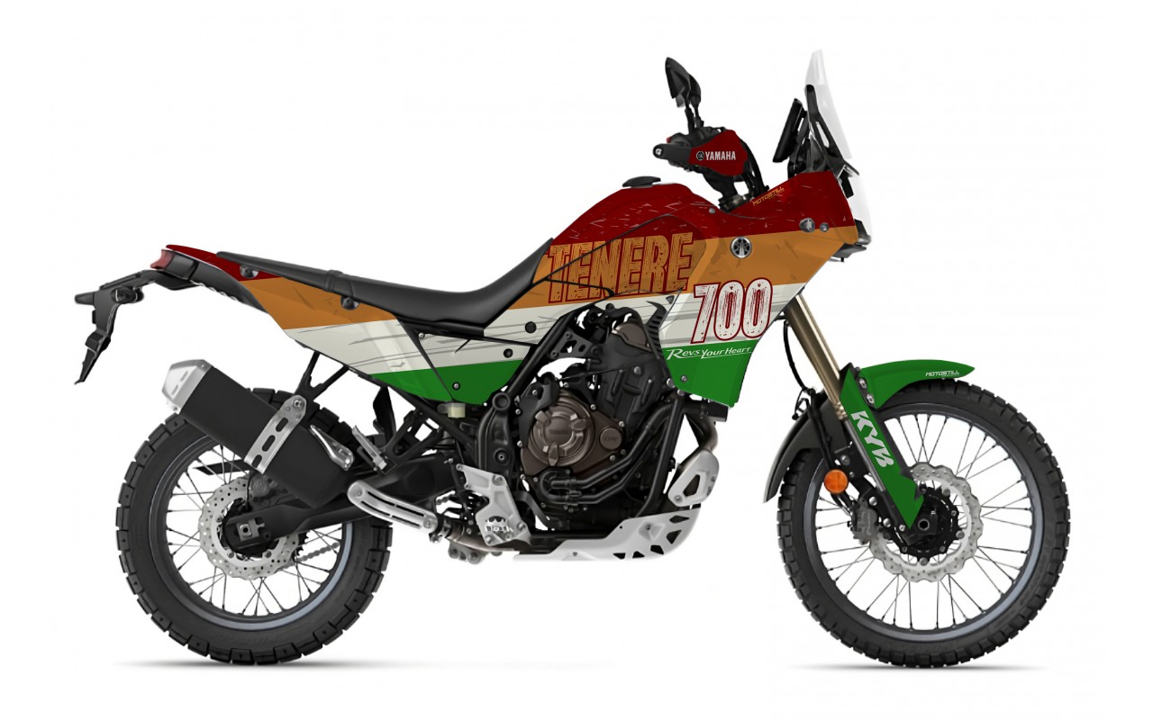 Yamaha T7 Tenere 700 Full Graphic Sticker Decal Wrap Kit Fits 
