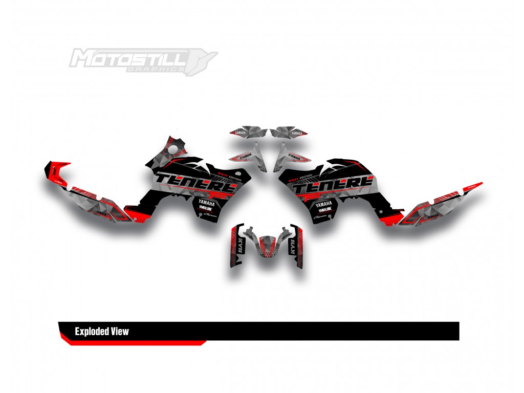 Yamaha Tenere 700 / World Raıd - 2019 - 2025  Graphic Set - Decal  Kit 