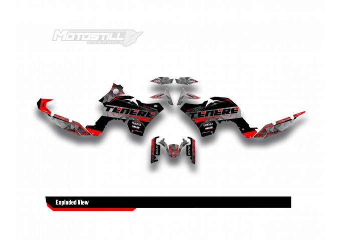 Yamaha Tenere 700 / World Raıd - 2019 - 2025  Graphic Set - Decal  Kit 