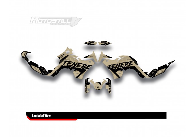 Yamaha Tenere 700 / World Raıd - 2019 - 2025  Graphic Set - Decal  Kit 