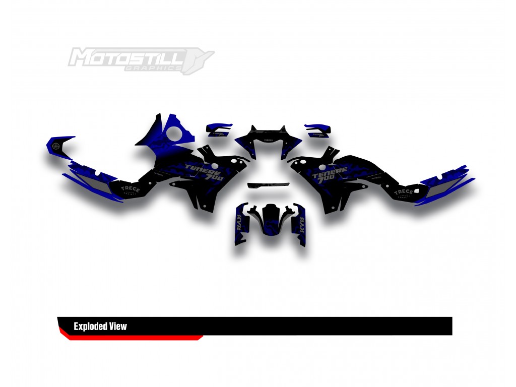 Yamaha Tenere 700 / World Raıd - 2019 - 2025  Graphic Set - Decal  Kit 