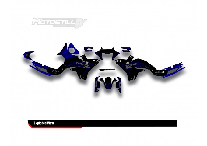 Yamaha Tenere 700 / World Raıd - 2019 - 2025  Graphic Set - Decal  Kit 