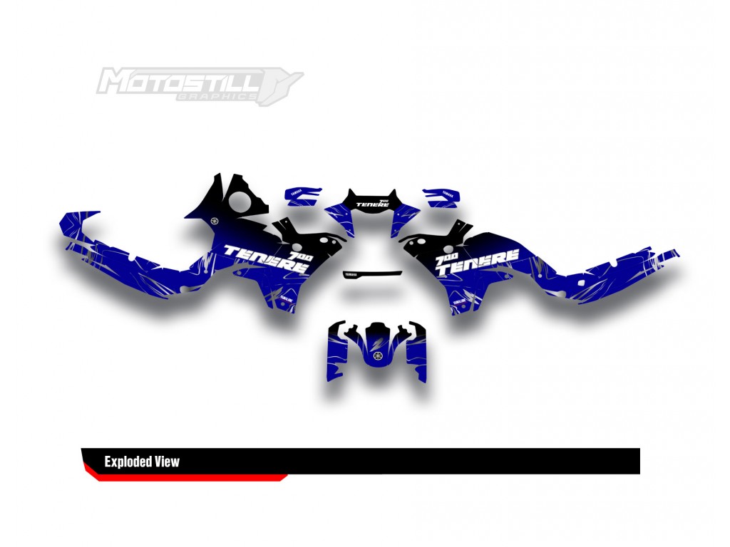 Yamaha Tenere 700 / World Raıd - 2019 - 2025  Graphic Set - Decal  Kit 