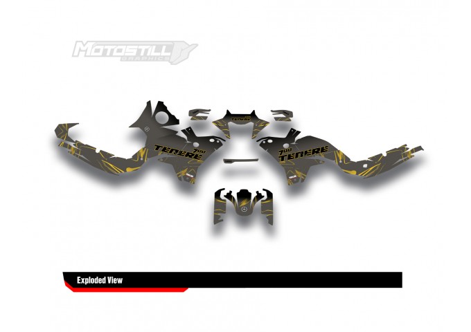 Yamaha Tenere 700 / World Raıd - 2019 - 2025  Graphic Set - Decal  Kit 