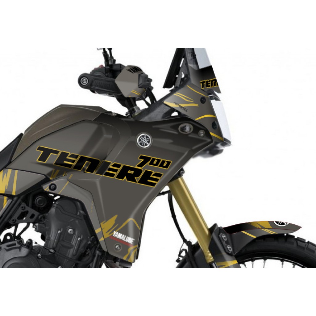 Yamaha Tenere 700 / World Raıd - 2019 - 2025  Graphic Set - Decal  Kit 