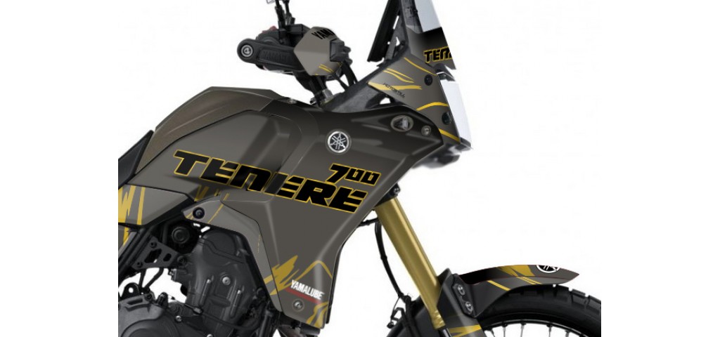 Yamaha Tenere 700 / World Raıd - 2019 - 2025  Graphic Set - Decal  Kit 