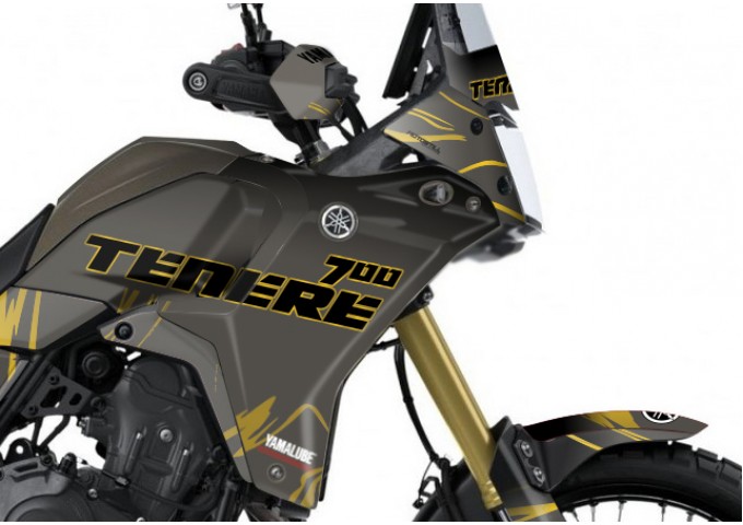 Yamaha Tenere 700 / World Raıd - 2019 - 2025  Graphic Set - Decal  Kit 