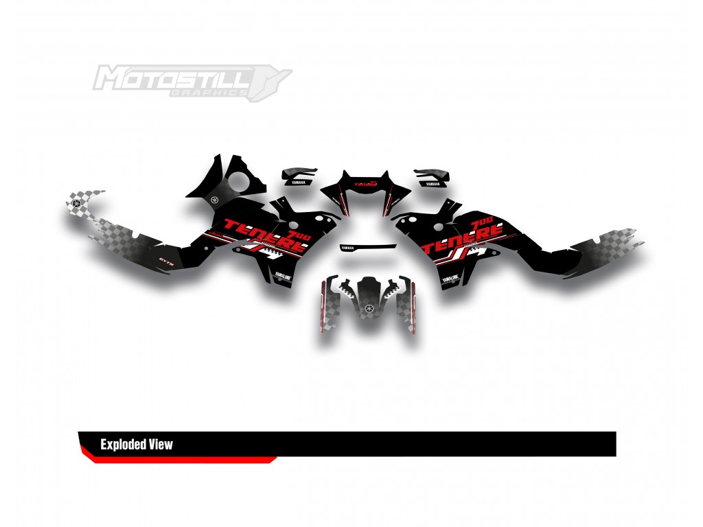 Yamaha Tenere 700 / World Raıd - 2019 - 2025  Graphic Set - Decal  Kit 