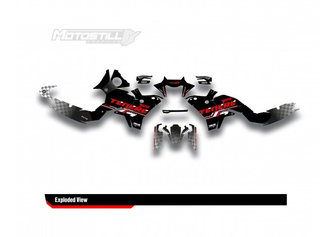 Yamaha Tenere 700 / World Raıd - 2019 - 2025  Graphic Set - Decal  Kit 