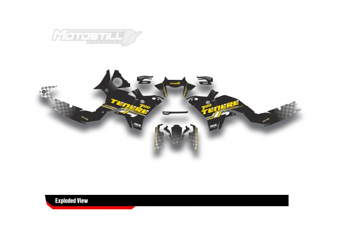 Yamaha Tenere 700 / World Raıd - 2019 - 2025  Graphic Set - Decal  Kit 