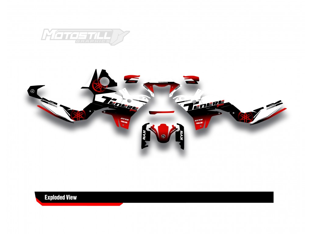 Yamaha Tenere 700 / World Raıd - 2019 - 2025  Graphic Set - Decal  Kit 