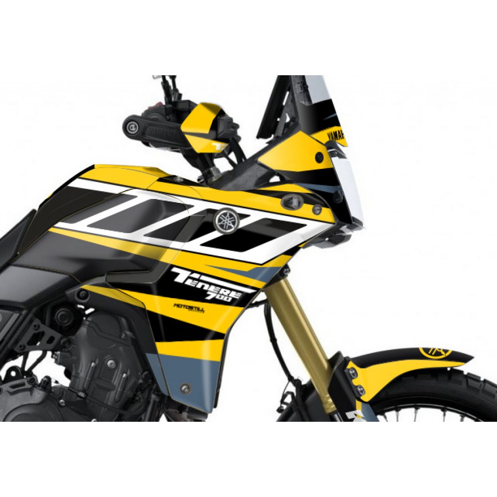 Yamaha Tenere 700 / World Raıd - 2019 - 2025  Graphic Set - Decal  Kit 