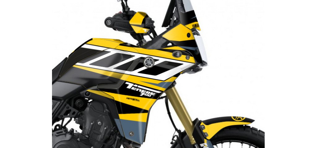 Yamaha Tenere 700 / World Raıd - 2019 - 2025  Graphic Set - Decal  Kit 
