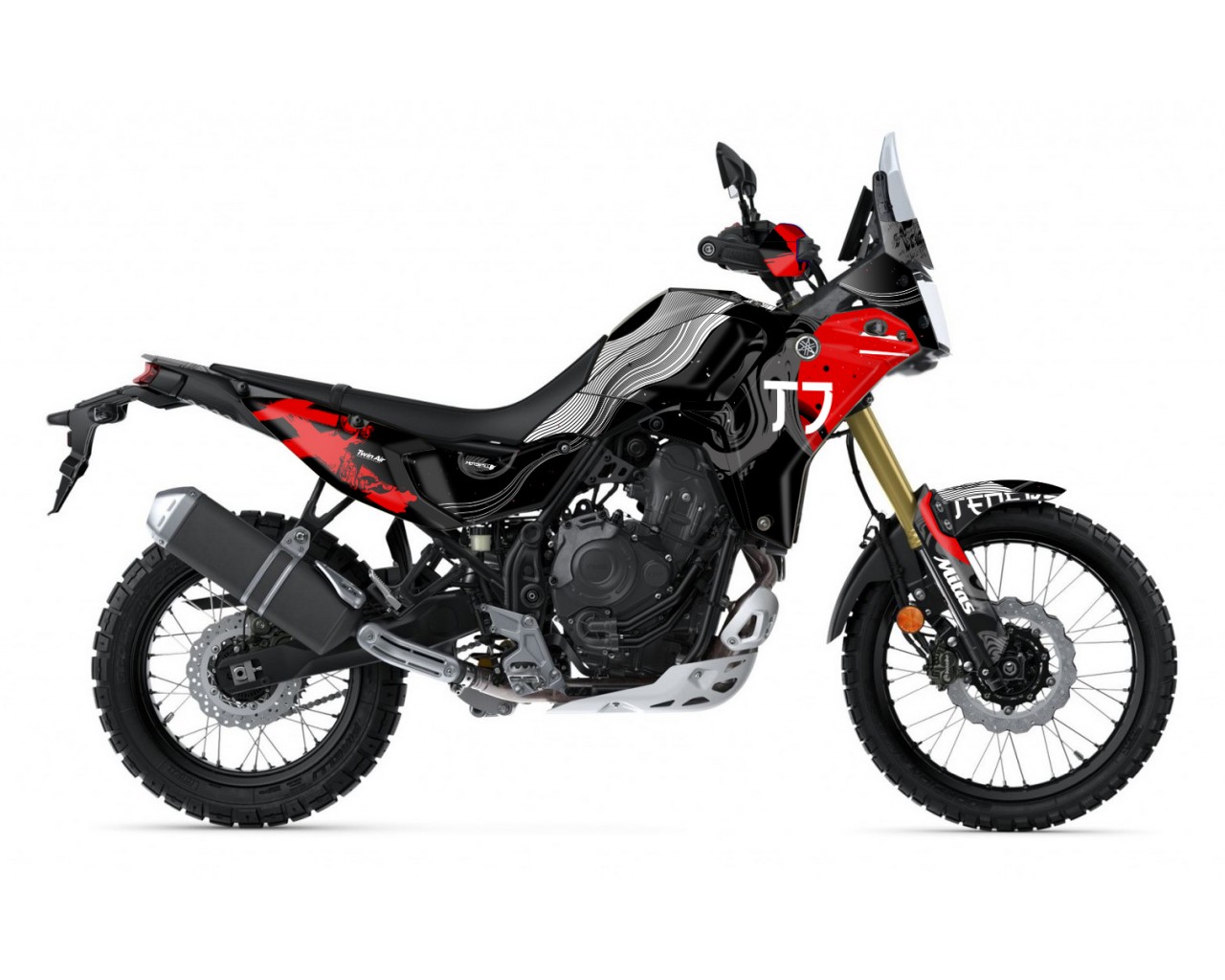 Yamaha Tenere 700 / World Raıd - 2019 - 2025  Graphic Set - Decal  Kit 