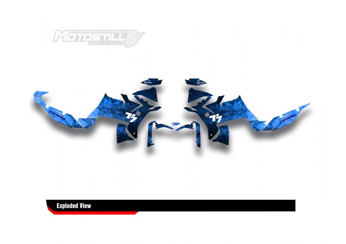 Yamaha Tenere 700 / World Raıd - 2019 - 2025  Graphic Set - Decal  Kit 